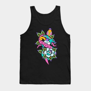 Snake dagger and rose Tank Top